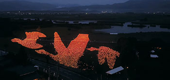 福島潟自然文化祭　雁迎灯