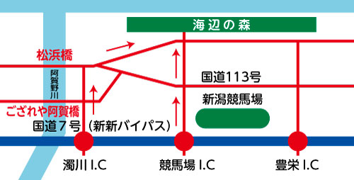 海辺の森キャンプ場 地図