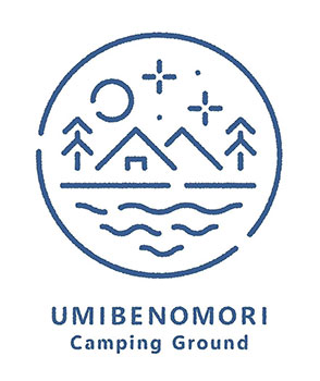 海辺の森キャンプ場　ロゴ