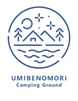 海辺の森キャンプ場　ロゴ