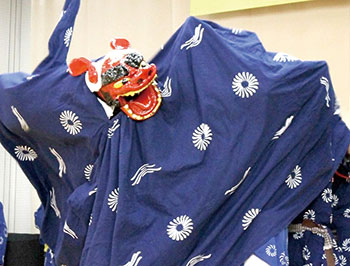 北区の郷土芸能公演　風景