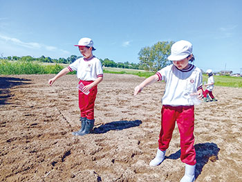 葛塚東小学校　取組み風景