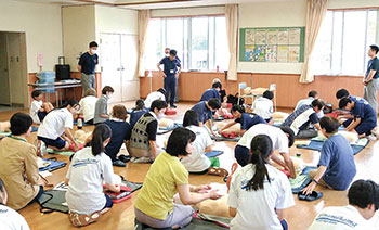 南浜中学校　取組み風景