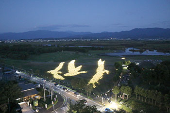 葛塚中学校　取組み風景