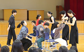 舞踊アウトリーチ　風景