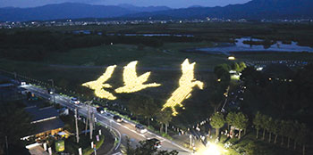 福島潟自然文化祭　風景