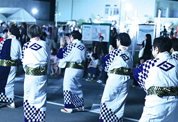 豊栄大民謡ながし　風景