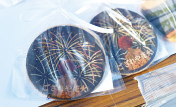 デザインクッキーを販売　風景