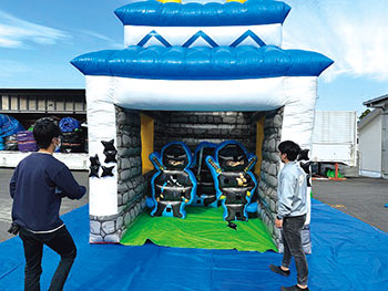 忍者手裏剣シューティングコーナー