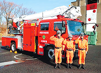 北区の消防車