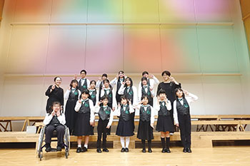 北区少年少女合唱団の皆さん