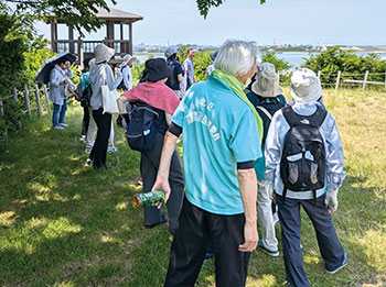 松浜市 de ウォーキングサロン　の様子
