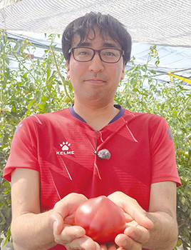 トマト農家　本田さん
