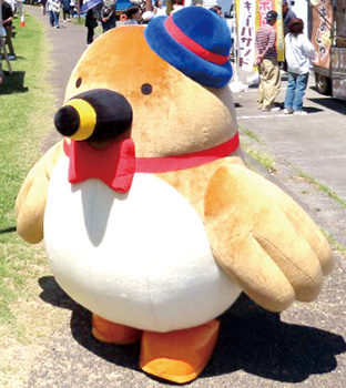 福島潟マスコットキャラクター「クイクイ」