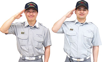 須佐消防士　本間消防士