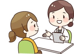 健康チェック測定会のイラスト
