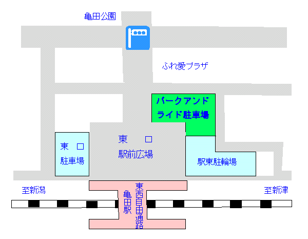 駐車場の位置図