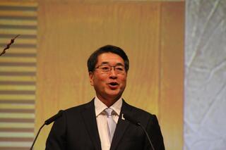 中原 八一 市長　写真