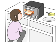 使用中はその場から離れず、時々確認しましょう