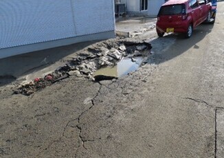 道路被害の様子