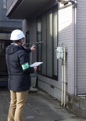 危険度判定の様子その1