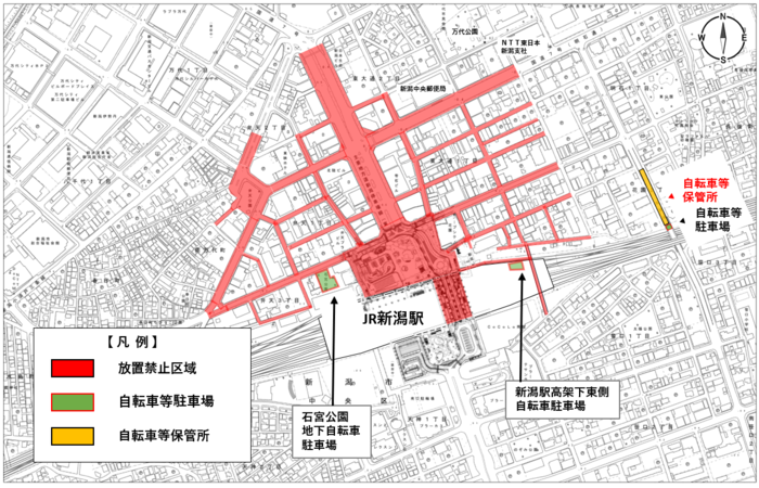自転車等放置禁止区域