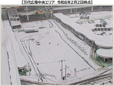 万代広場中央エリア　令和8年2月2日時点