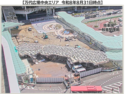 万代広場中央エリア　令和8年8月31日時点