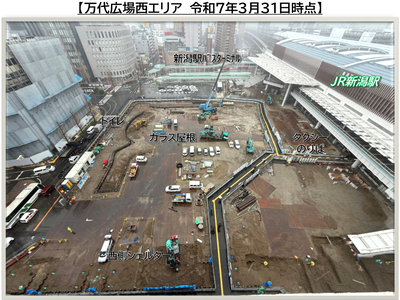 万代広場西エリア　令和7年3月31日時点