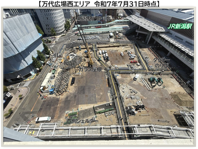 万代広場西エリア　令和7年7月31日時点
