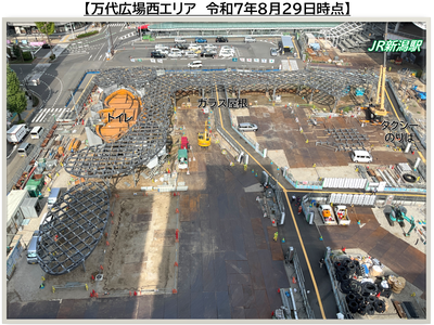 万代広場西エリア　令和7年8月29日時点