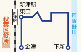 路線バス図２秋葉区