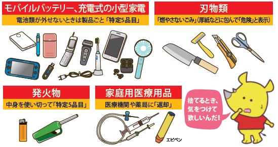 危険物の例