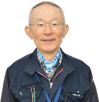 長潟新栄自治会長 廣川 一雄 さん