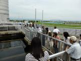 信濃川浄水場施設見学の写真