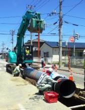 管路工事の写真