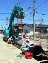 管路工事の写真