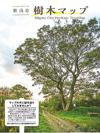 新潟市樹木マップ表紙の写真