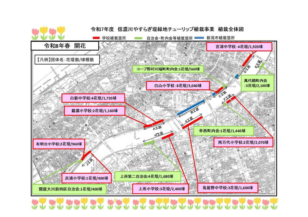 2026年春開花エリアマップ