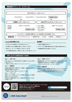 デジキャリにいがたチラシ裏（事業者向け）