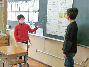 茨曽根小学校の活動の様子の写真