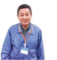 月潟地区民生委員児童委員協議会会長・小湊さんの上半身の写真