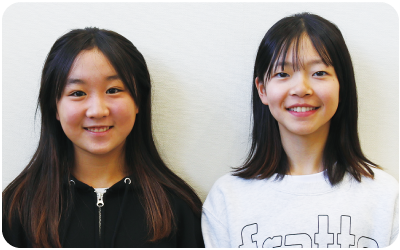 最優秀賞競技者賞 大塚莉星さん・平野紗依さんの写真