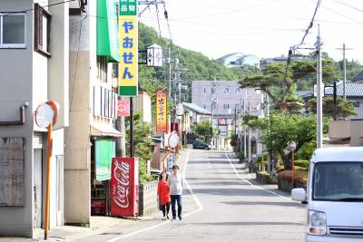 岩室温泉街散策の写真