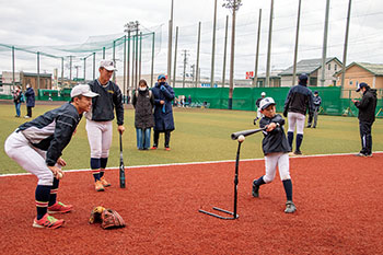 日本文理高校野球教室