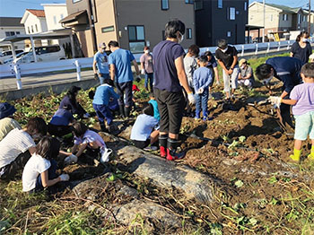 子どもの食育のための農園活動