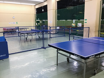 黒埼地区総合体育館　卓球場