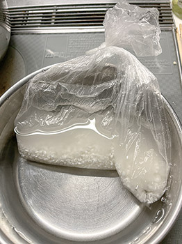 パックご飯完成