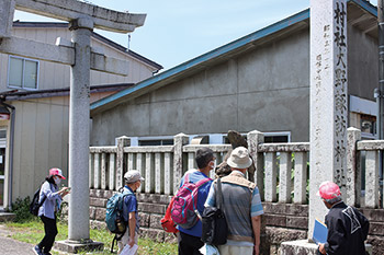 大野町商店街と中之口河畔のまち歩き