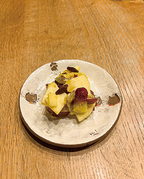 いもジェンヌ給食 いもジェンヌとりんごのデザートサラダ